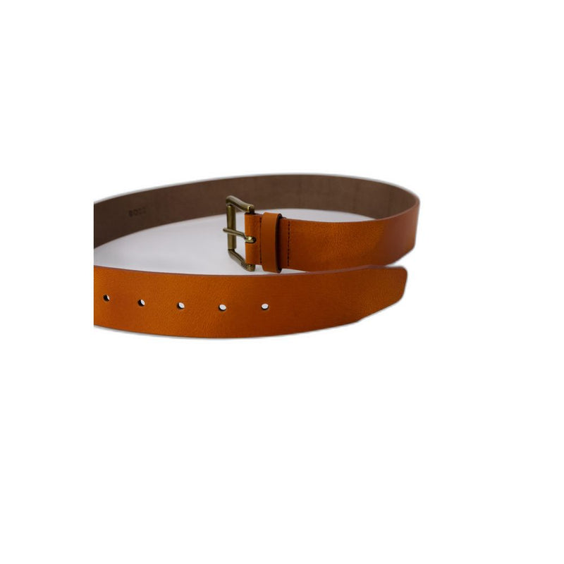 Beige Leather Belt Hugo Boss