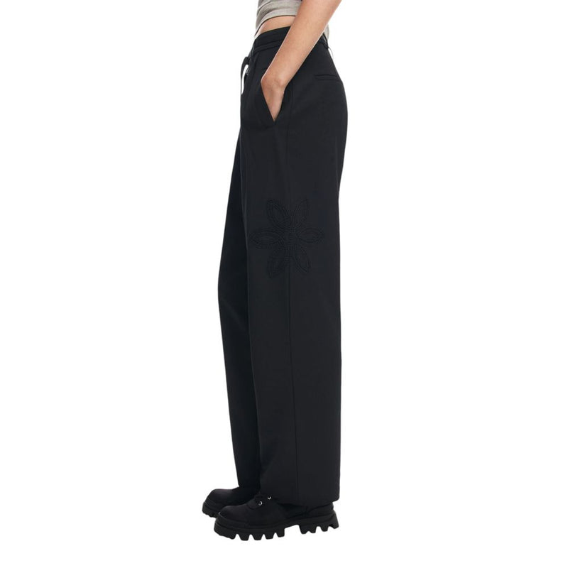 Black Polyester Jeans & Pant Desigual