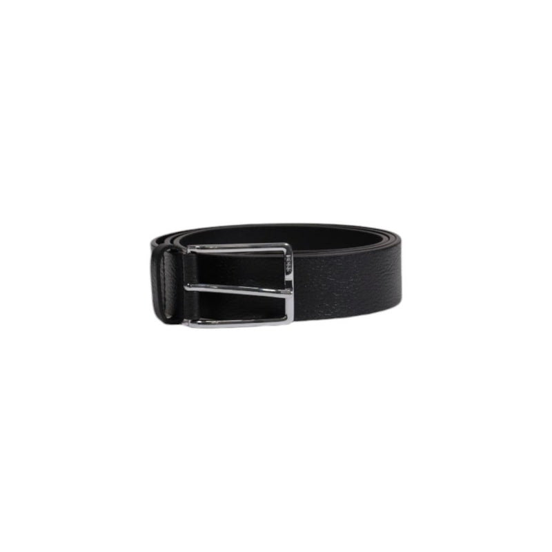 Black Leather Belt Hugo Boss