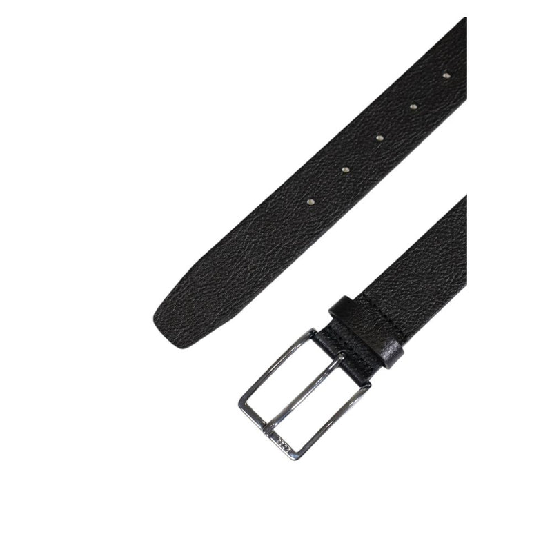 Black Leather Belt Hugo Boss