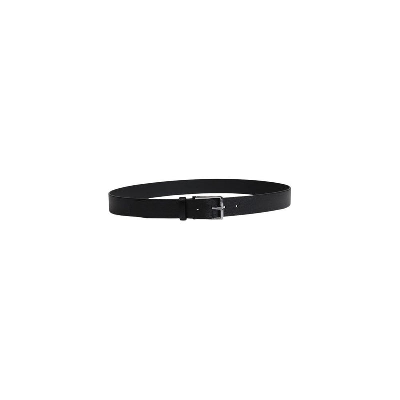 Black Leather Belt Hugo Boss