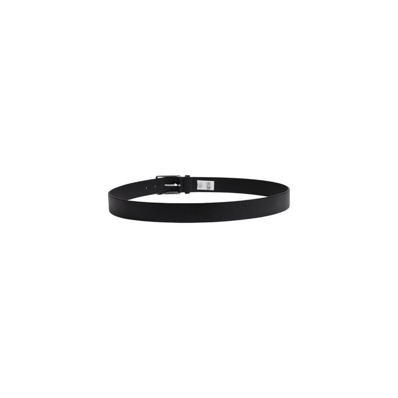 Black Leather Belt Hugo Boss