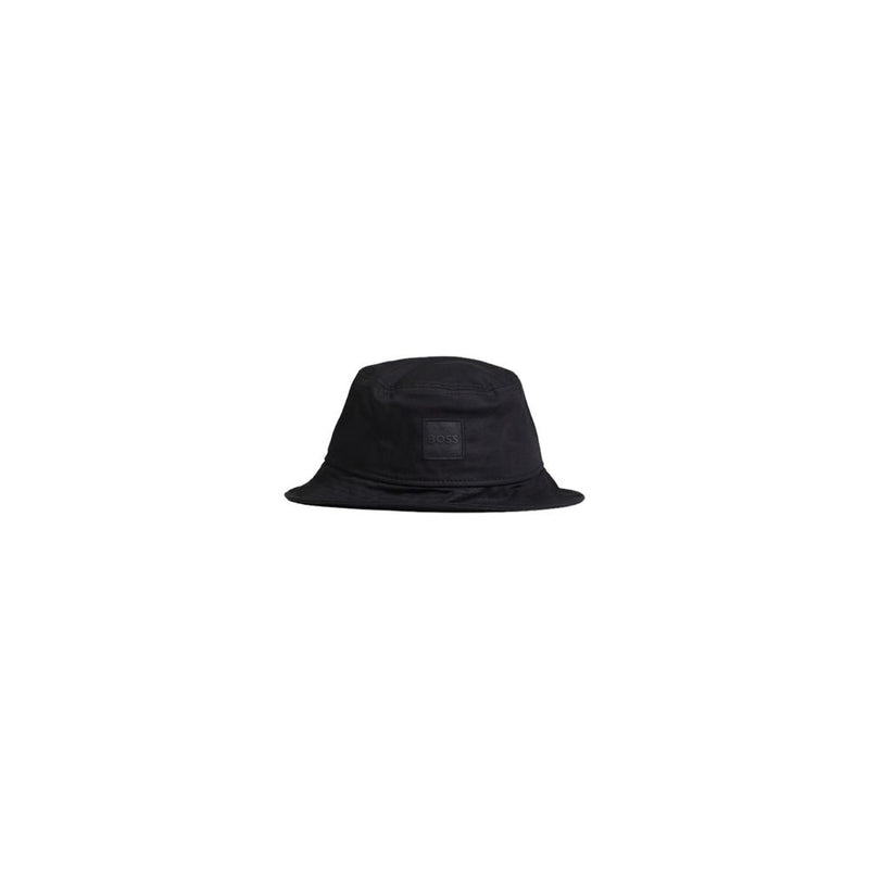 Black Cotton Hat Hugo Boss