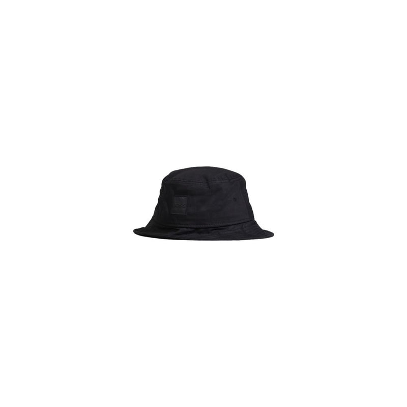 Black Cotton Hat Hugo Boss