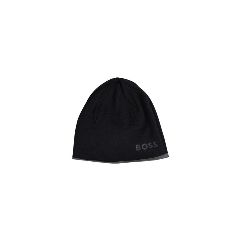 Black Wool Hats & Cap Hugo Boss