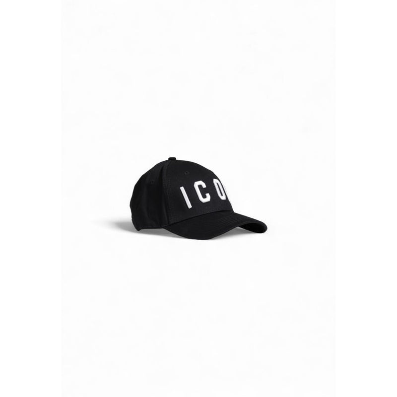 Black Cotton Hats & Cap Icon