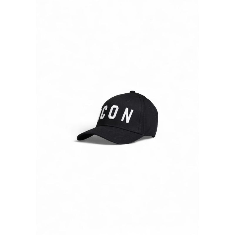 Black Cotton Hats & Cap Icon