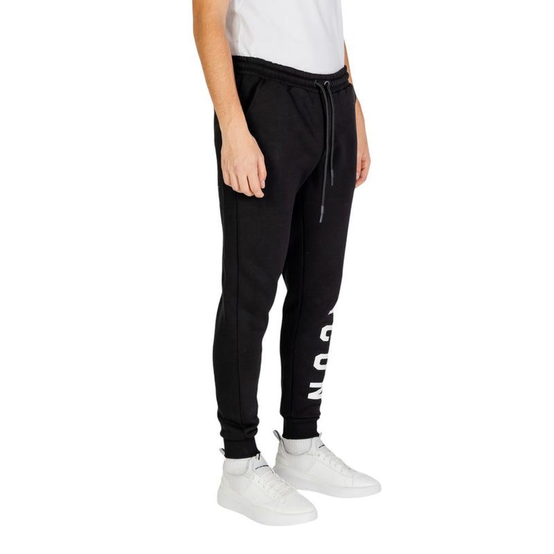 Black And White Cotton Jeans & Pant Icon