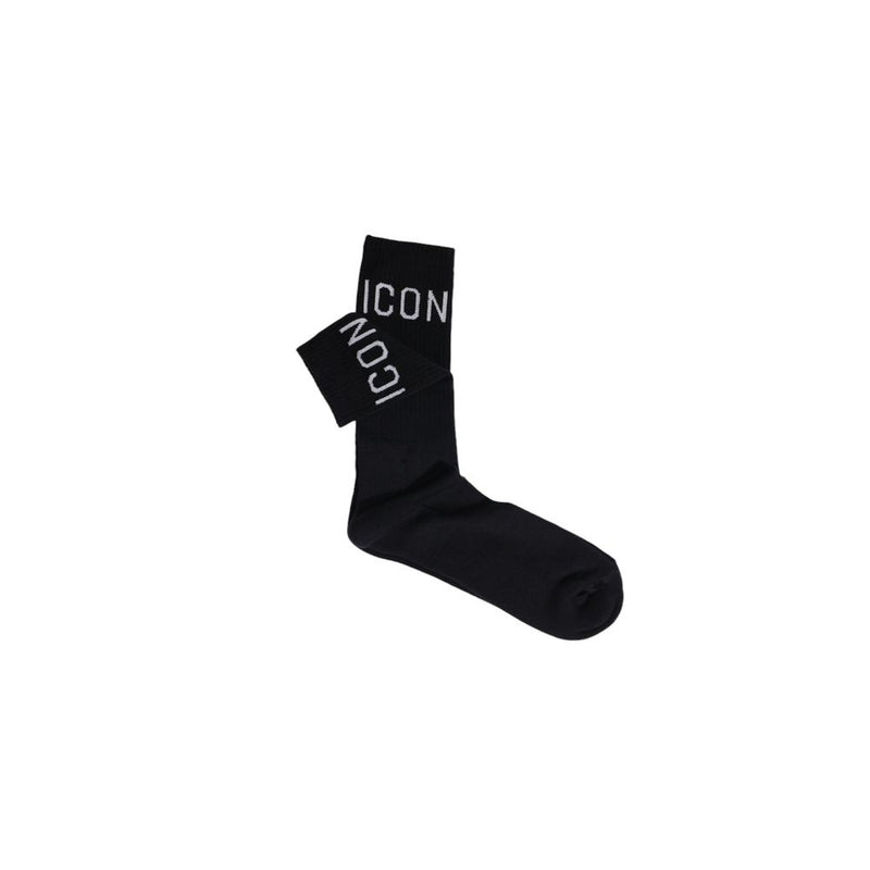 Black Cotton Sock Icon