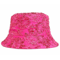 Fuchsia Polyester Hat Valentino Garavani