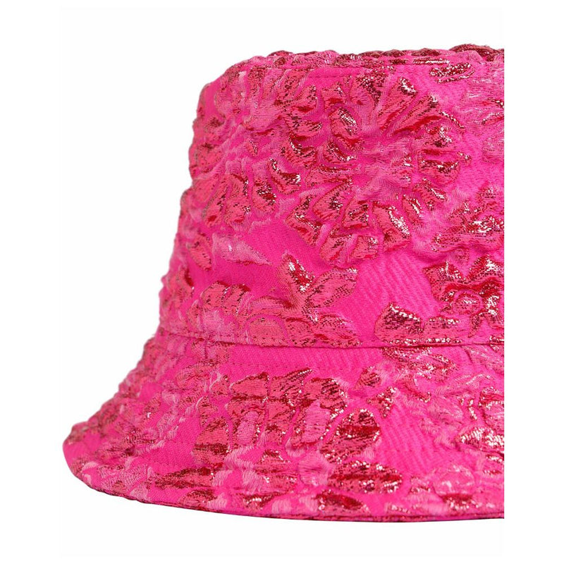 Fuchsia Polyester Hat Valentino Garavani