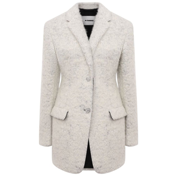 White Alpaca Jackets & Coat Jil Sander