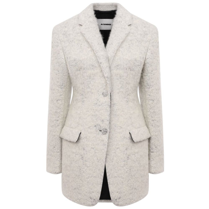 White Alpaca Jackets & Coat Jil Sander