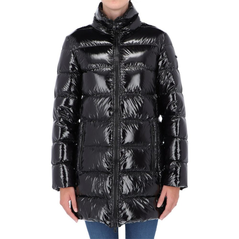 Black Polyester Jackets & Coat Refrigiwear