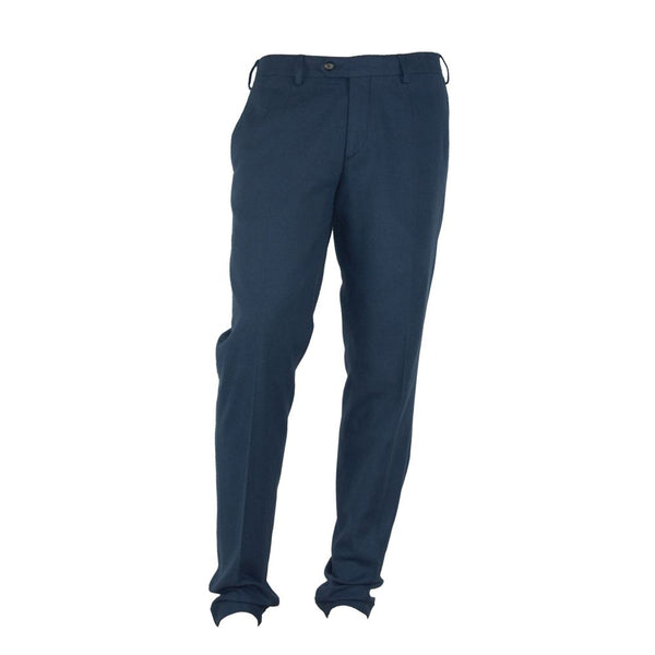 Blue Cotton Jeans & Pant Made in Italy