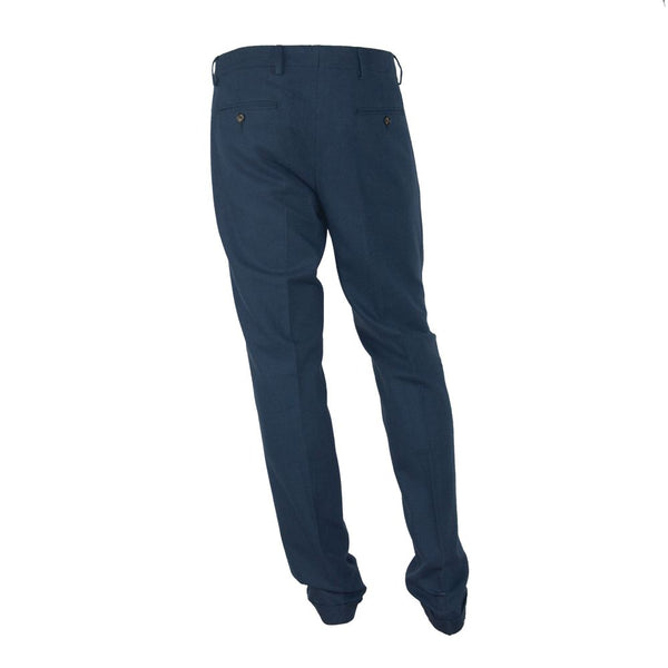 Blue Cotton Jeans & Pant Made in Italy