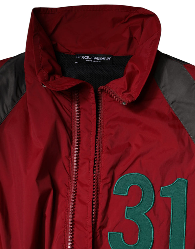 Multicolor Nylon Full Zip Windbreaker Jacket Dolce & Gabbana