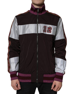 Multicolor Full Zip Jersey Men Bomber Jacket Dolce & Gabbana