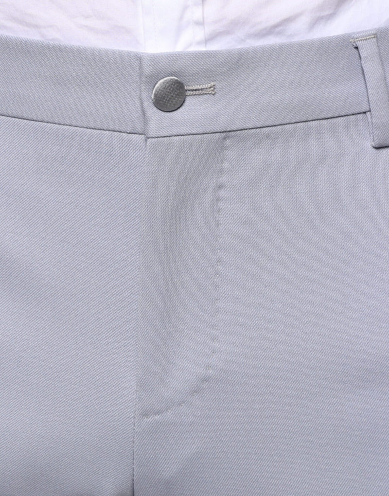 Light Gray Wool Formal Dress Pants Dolce & Gabbana
