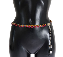 Elegant Multicolor Crystal-Embellished Belt Dolce & Gabbana