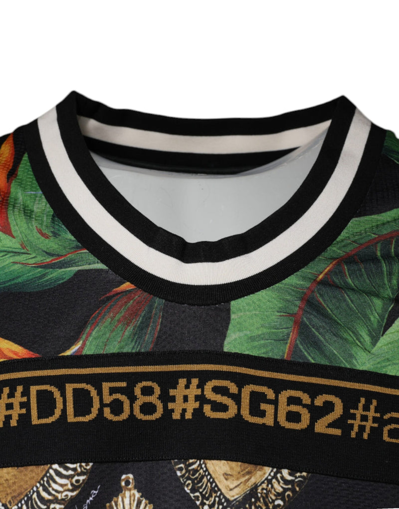 Multicolor Tropical Sleeveless Tank T-shirt Dolce & Gabbana