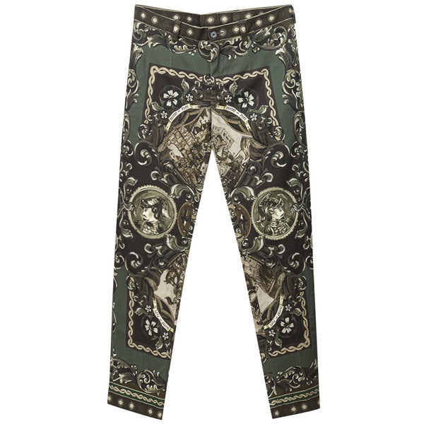 Green Cotton Jeans & Pant Dolce & Gabbana