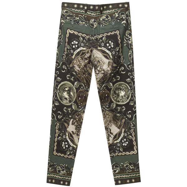 Green Cotton Jeans & Pant Dolce & Gabbana