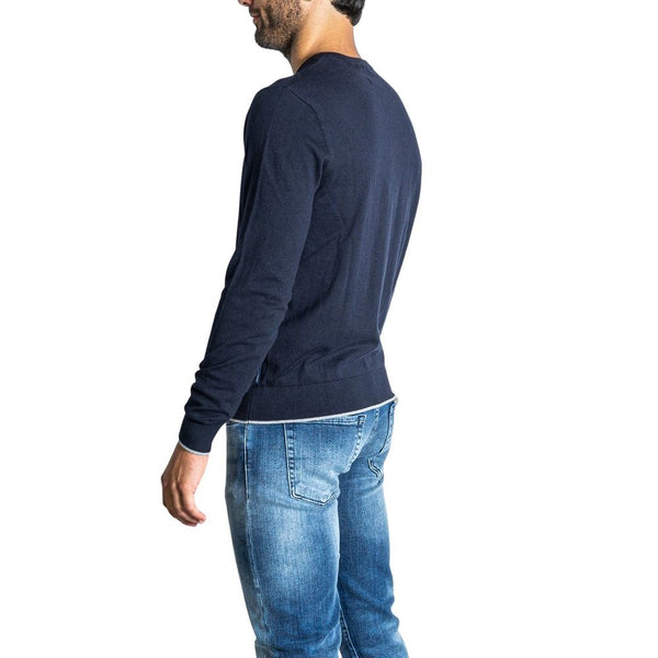 Blue Cotton T-Shirt Armani Exchange