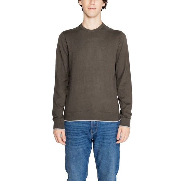 Green Cotton T-Shirt Armani Exchange