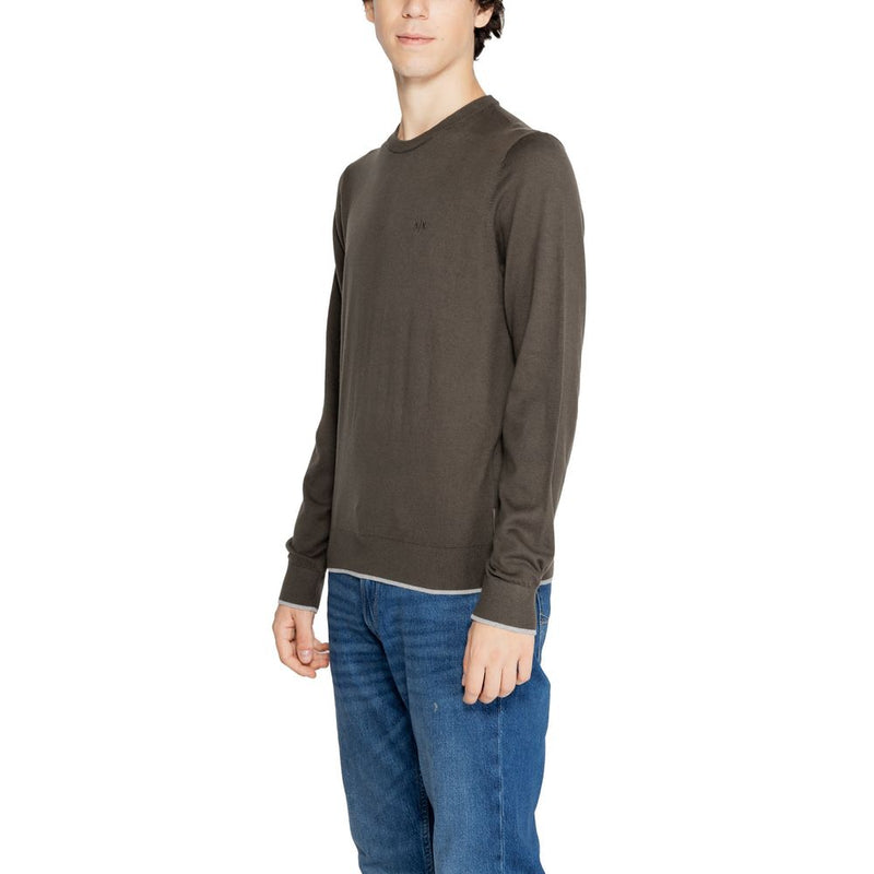 Green Cotton T-Shirt Armani Exchange