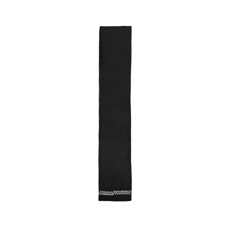 Black Polyamide Scarf Armani Exchange