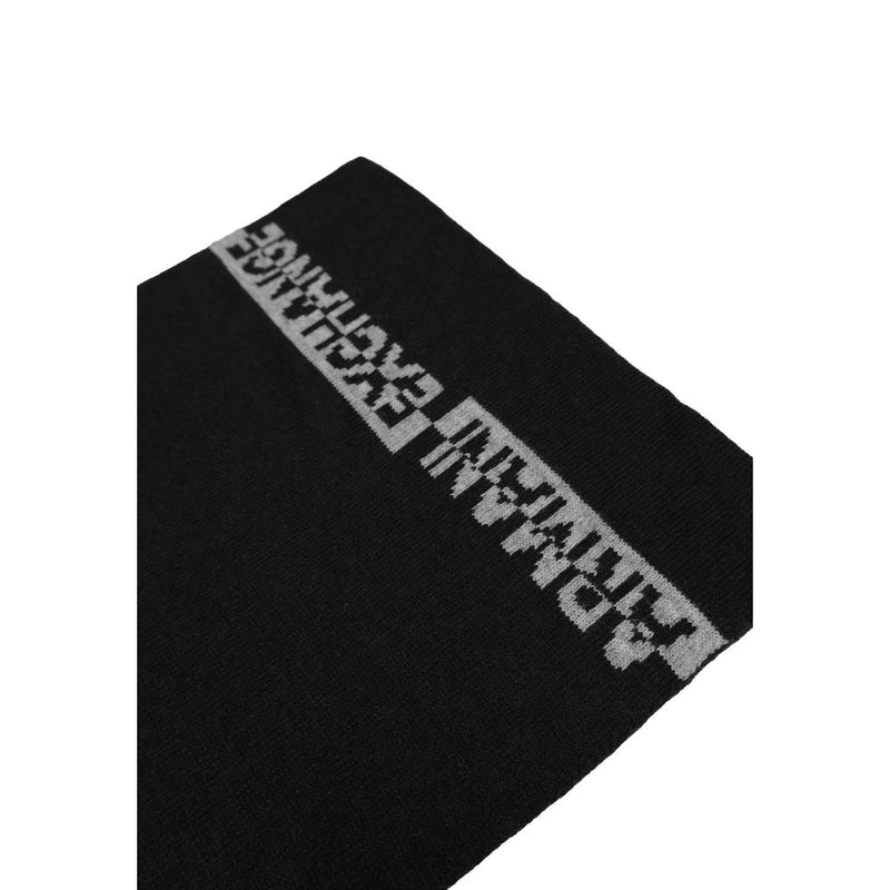 Black Polyamide Scarf Armani Exchange