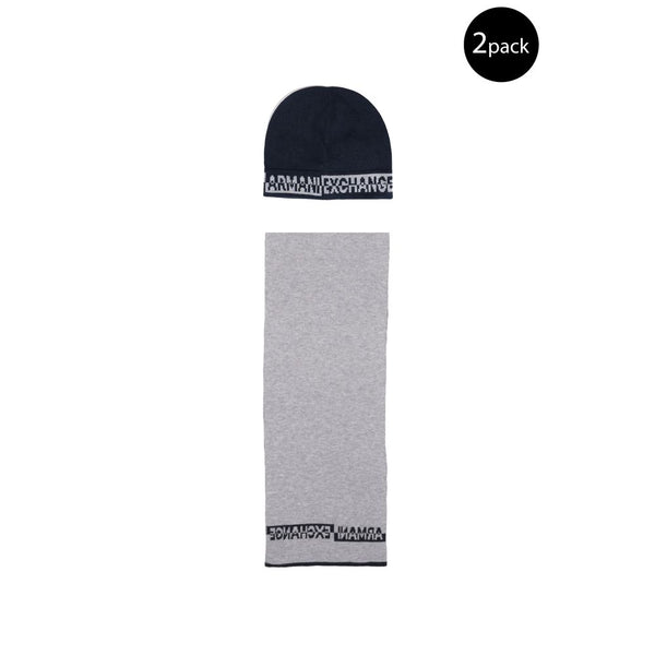 Blue Polyamide Scarf Armani Exchange