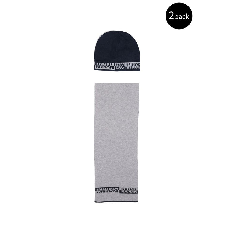 Blue Polyamide Scarf Armani Exchange