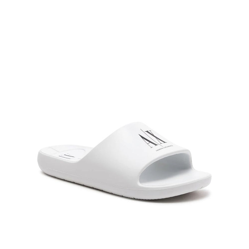 White Polyethylene Sandal Armani Exchange