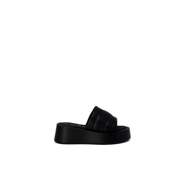Black Leather Sandal Furla