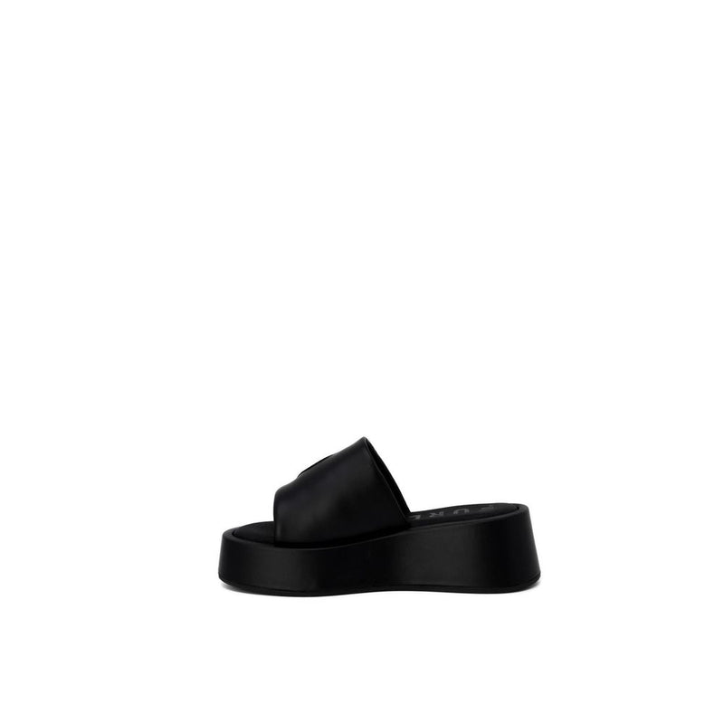 Black Leather Sandal Furla