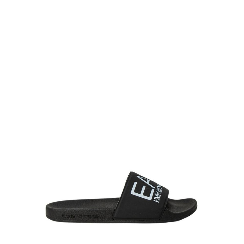 Black Polyethylene Sandal EA7 Emporio Armani