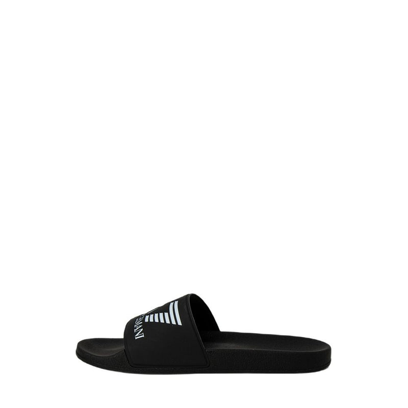 Black Polyethylene Sandal EA7 Emporio Armani