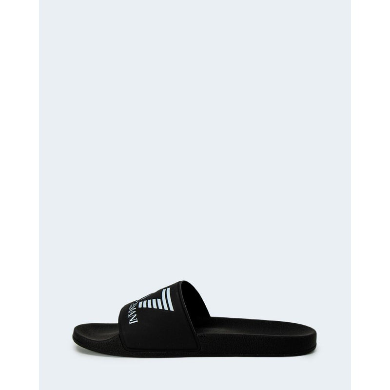 Black Polyethylene Sandal EA7 Emporio Armani