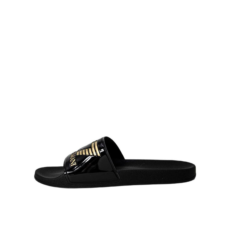 Gold Polyethylene Sandal EA7 Emporio Armani