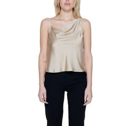 Gold Polyester Tops & T-Shirt Only