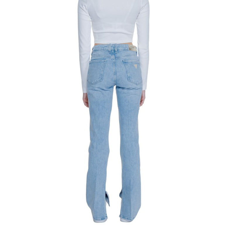 Light Blue Cotton Jeans & Pant Guess