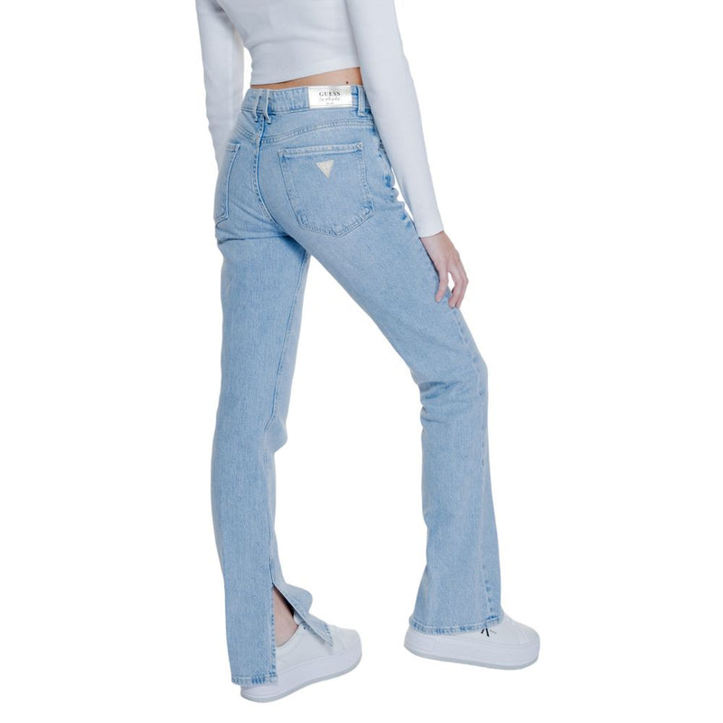 Light Blue Cotton Jeans & Pant Guess