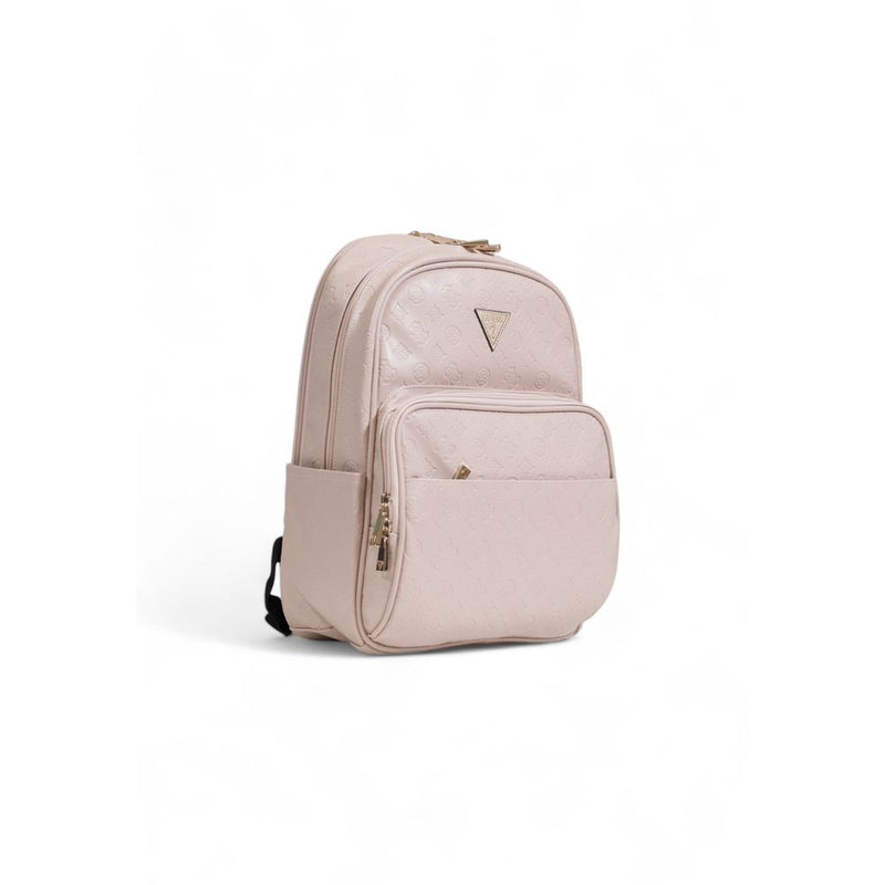 Pink Polyethylene Backpack Guess