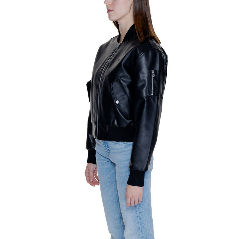 Black Polyethylene Jackets & Coat Calvin Klein Jeans
