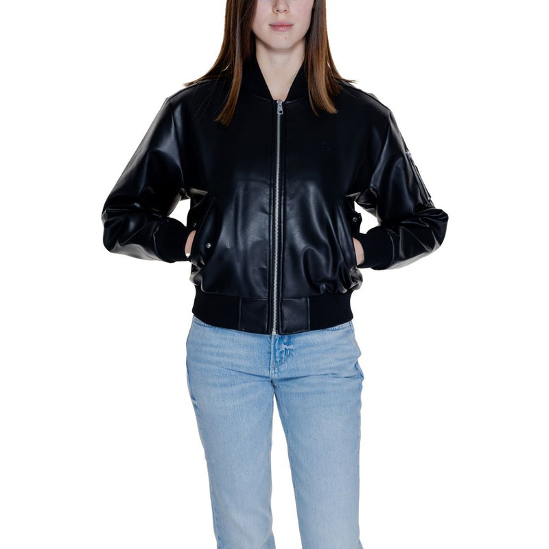 Black Polyethylene Jackets & Coat Calvin Klein Jeans