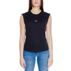 Black Cotton Tops & T-Shirt Calvin Klein Jeans