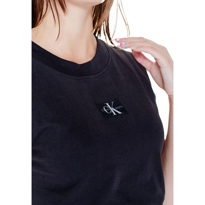 Black Cotton Tops & T-Shirt Calvin Klein Jeans