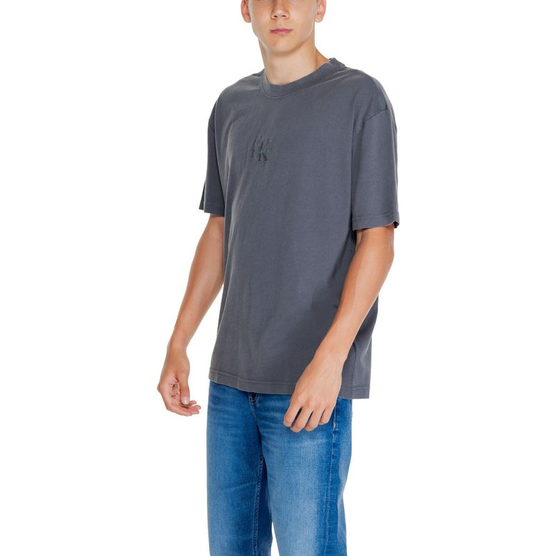 Black Cotton Cotton T-Shirt Calvin Klein Jeans